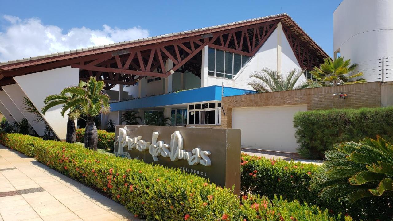 Paraiso Das Dunas - Apartamento A Beira Mar Com Jacuzzi - Proximo Ao Beach Park Акирас Экстерьер фото